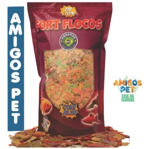 Ração Para Peixe Fort Flocos 250g Maramar Alimento Completo