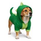 Roupa Quentinha Cachorro Grande Fantasia Dinossauro