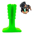 Mordedor Escova De Dente Cachorro Brinquedo Resistente Grande Cor Verde