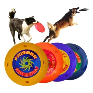Kit 4 Frisbees Bumerangue Brinquedo Disco Pet Cachorro Cão Colorido