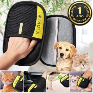 Luva Mágica Removedora De Pelos Pet Roupas Móveis Escova