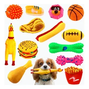 Kit 6 Brinquedos Para Filhote Cachorro Pet Mordedor