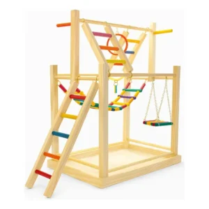 Playground Parquinho Brinquedo Balanço Poleiro Para Calopsita Periquito Papagaio