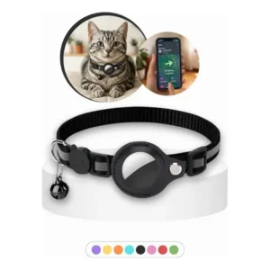 Coleira Pet Gato Gps Airtag Apple Placa Identificação